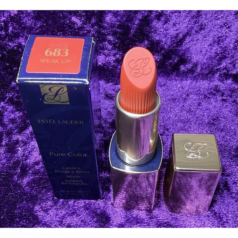ESTEE LAUDER LIPSTICK 823 SPEAK‎ UP Pure Color Matte ~ NIB